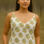 Hand block floral printed women top, Indian cotton summer top, Handmade women beautiful top, Summer block printed top, Gift for her
