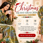 Christmas Outfit Ideas 2026: Green Velvet Kimono Styling & Holiday Gift Guide