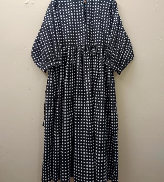 Cotton Maxi Dress, Hand Block Printed Summer Dress, Black 100% Indian Handmade Long Dress, Gift for Women